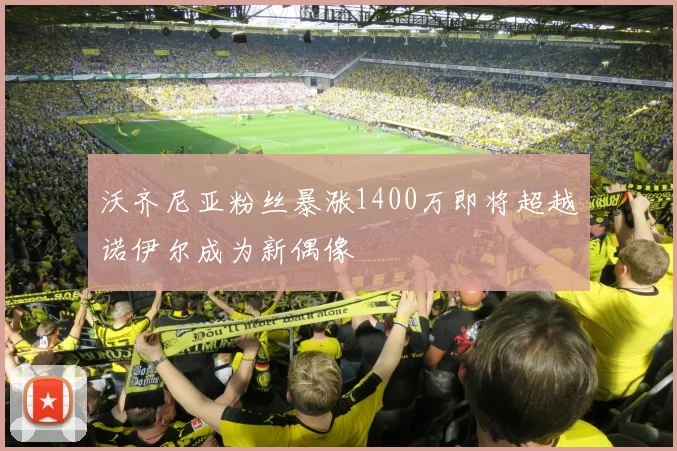 沃齐尼亚粉丝暴涨1400万即将超越诺伊尔成为新偶像